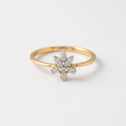 Leaflet Bloom Lab Grown Diamond Ring