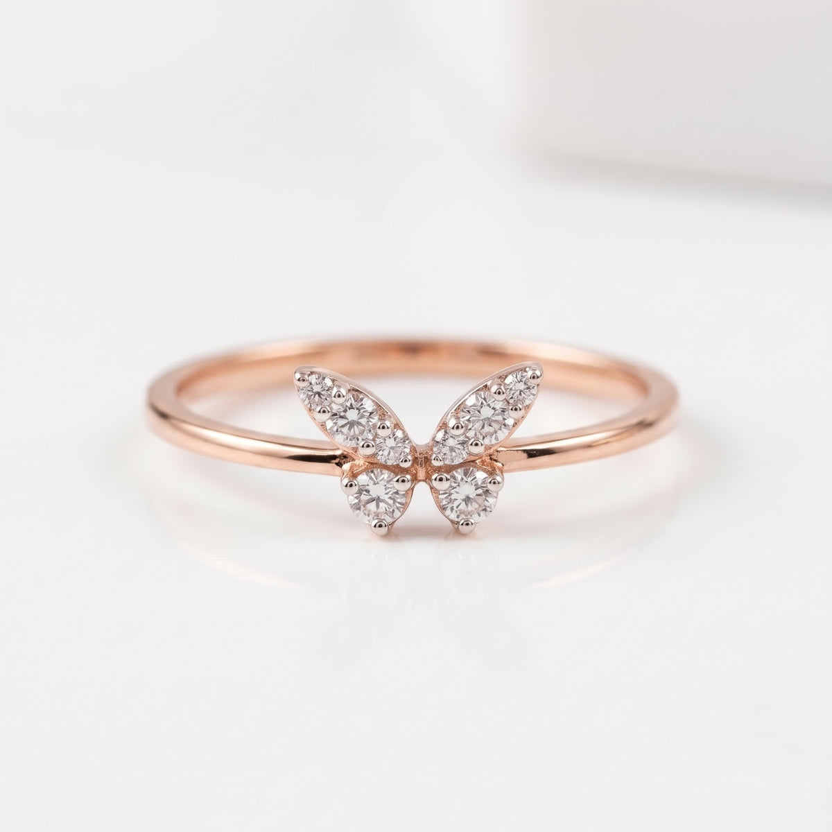 Winged Flutter Bloom Lab Grown Diamond Ring