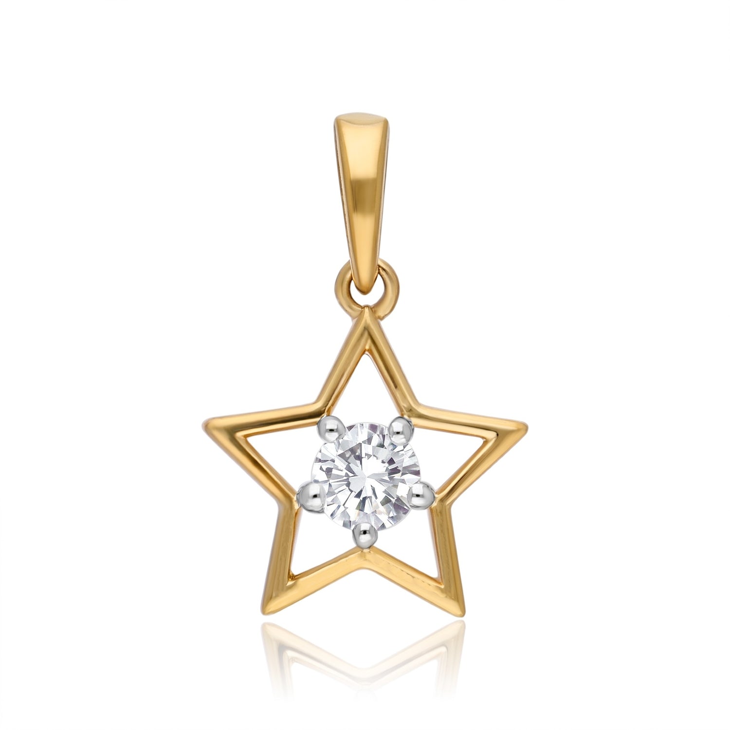 Radiant North Star Lab Grown Diamond Pendant