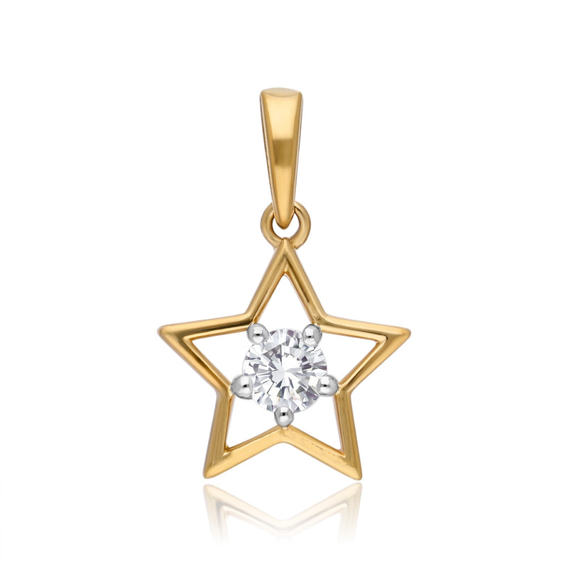 Radiant North Star Lab Grown Diamond Pendant