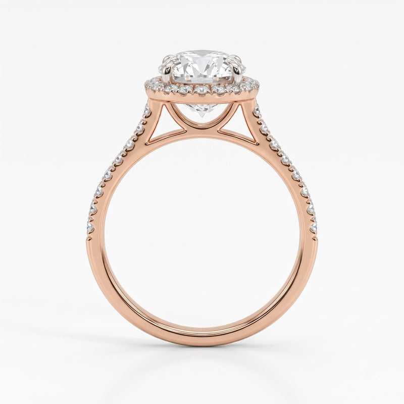 Crown Radiance Solitaire Lab Grown Diamond Ring