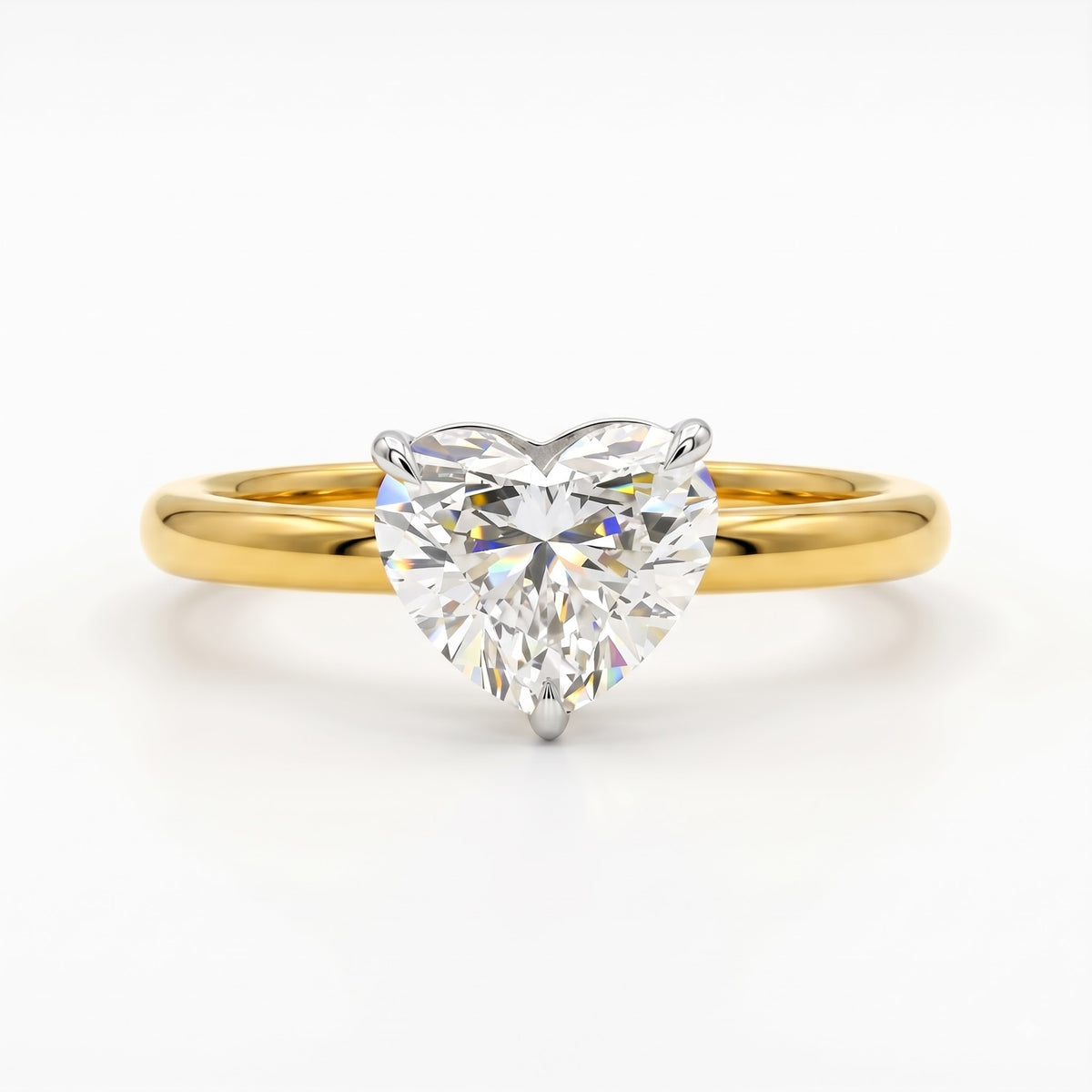 Solene Amour Solitaire Lab Grown Diamond Ring