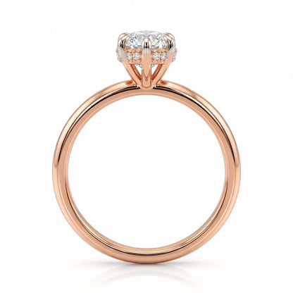 Solenne Marquise Solitaire Lab Grown Diamond Ring
