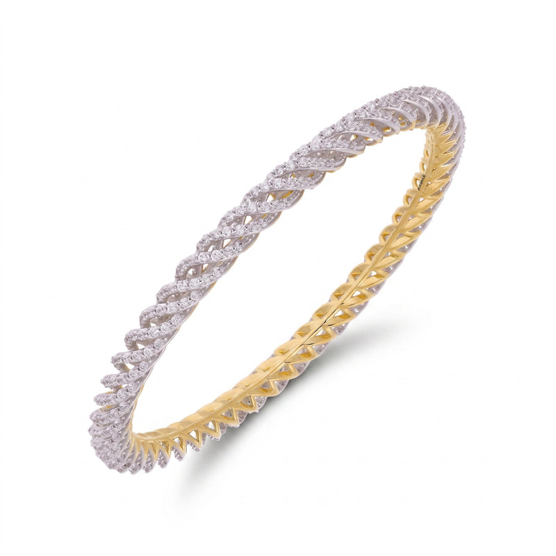 Streak of Light Lab Grown Diamond Bangle