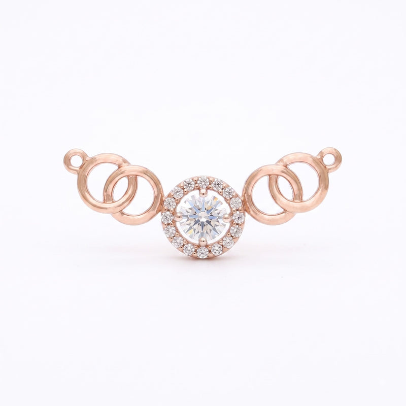 Unity Circle Lab Grown Diamond Pendant