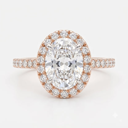 Crown Radiance Solitaire Lab Grown Diamond Ring