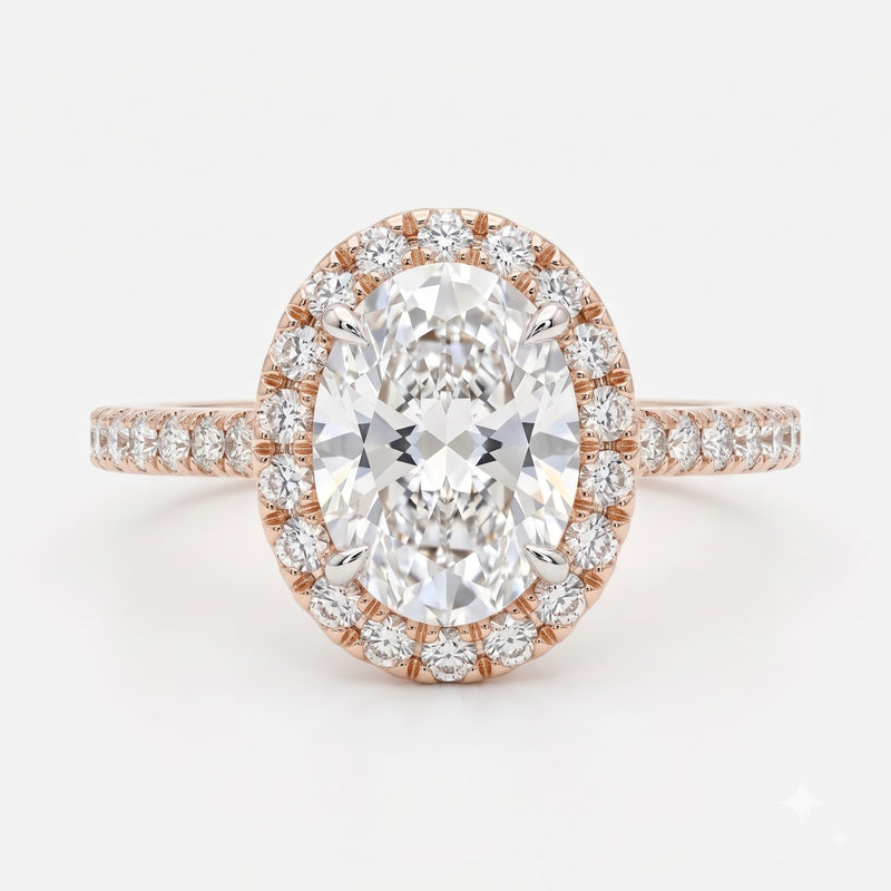 Crown Radiance Solitaire Lab Grown Diamond Ring