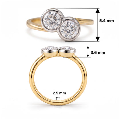 Aurelia Duo Grown Diamond Ring