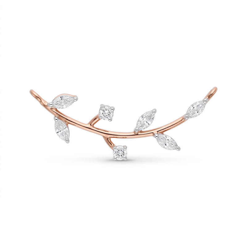 Whispering Leaf Lab Grown Diamond Pendant