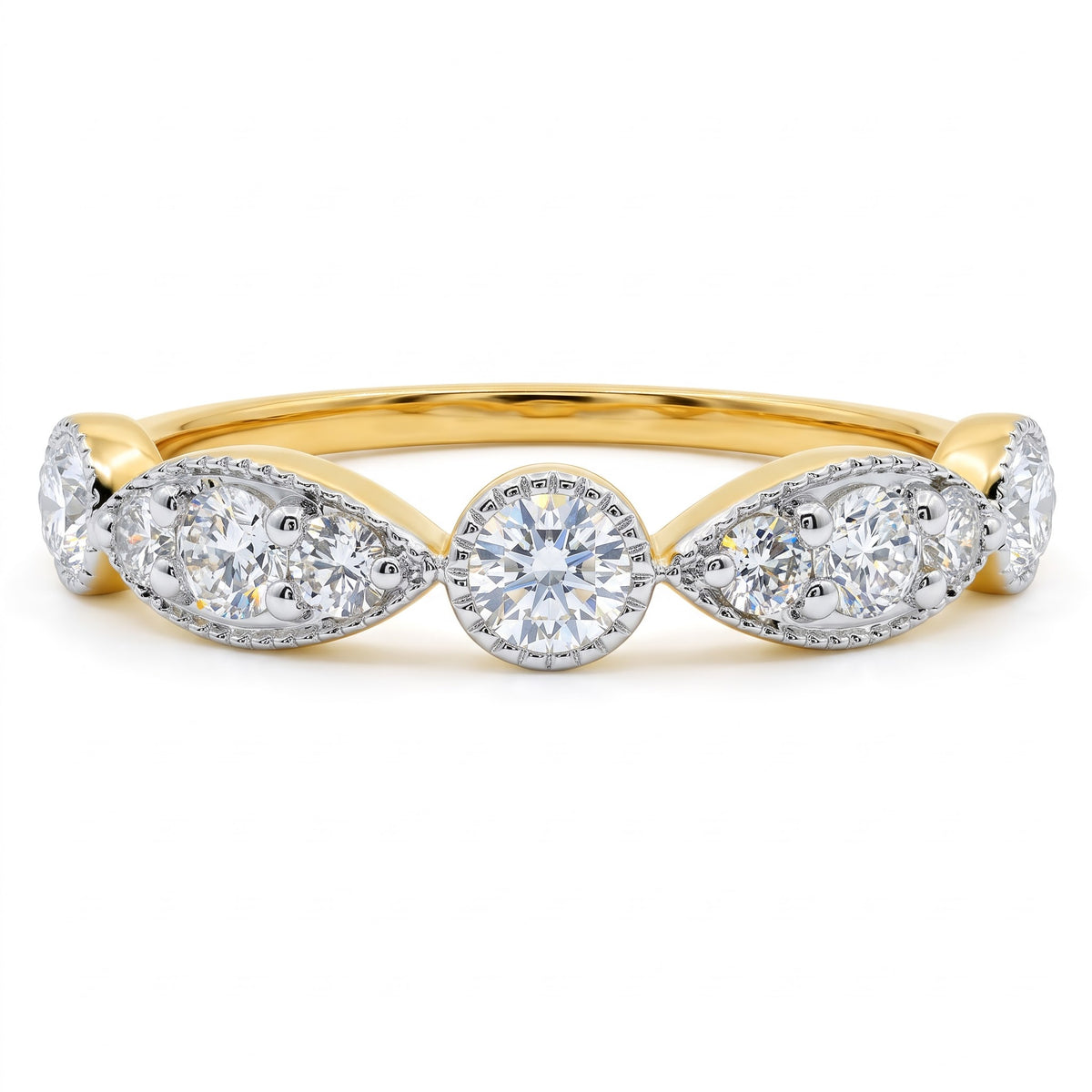 Lunessa Petal Lab Grown Diamond Ring