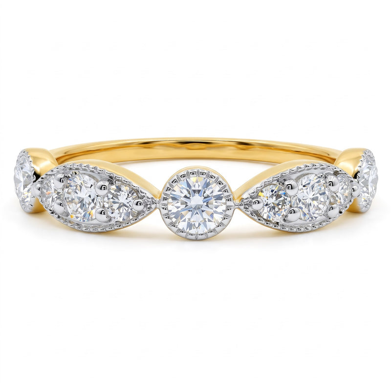 Lunessa Petal Lab Grown Diamond Ring