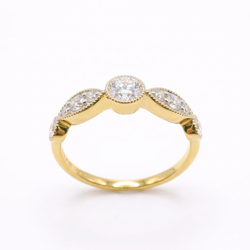 Lunessa Petal Lab Grown Diamond Ring