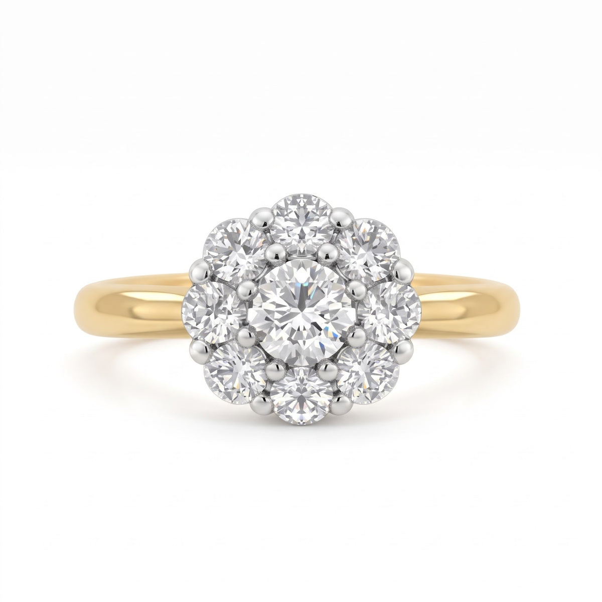 Veyra Floral Lab Grown Diamond Ring