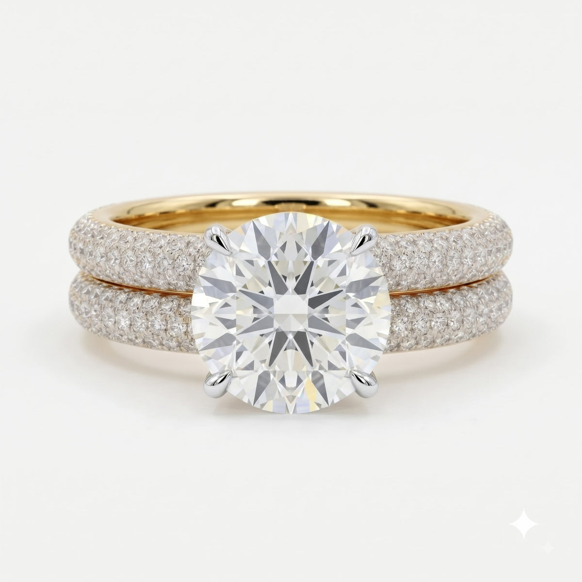 Aurevia Twin Solitaire Lab Grown Diamond Ring