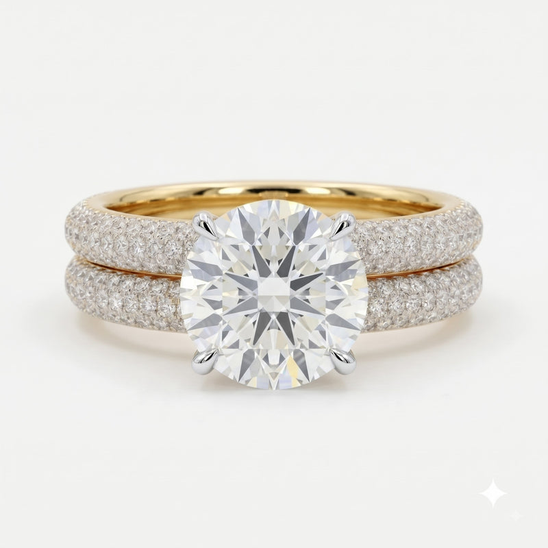 Aurevia Twin Solitaire Lab Grown Diamond Ring