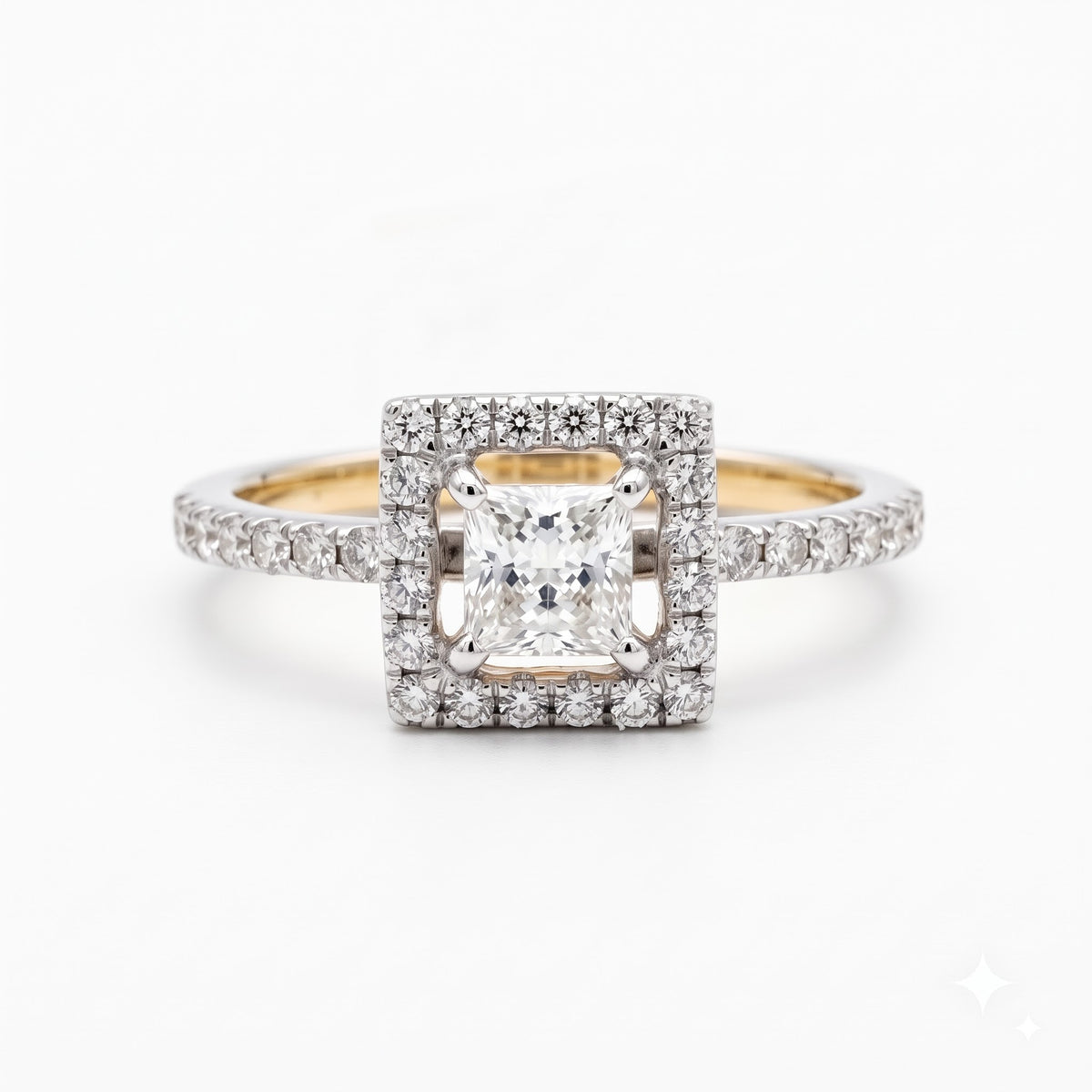 Solenne Princess Lab Grown Diamond Ring