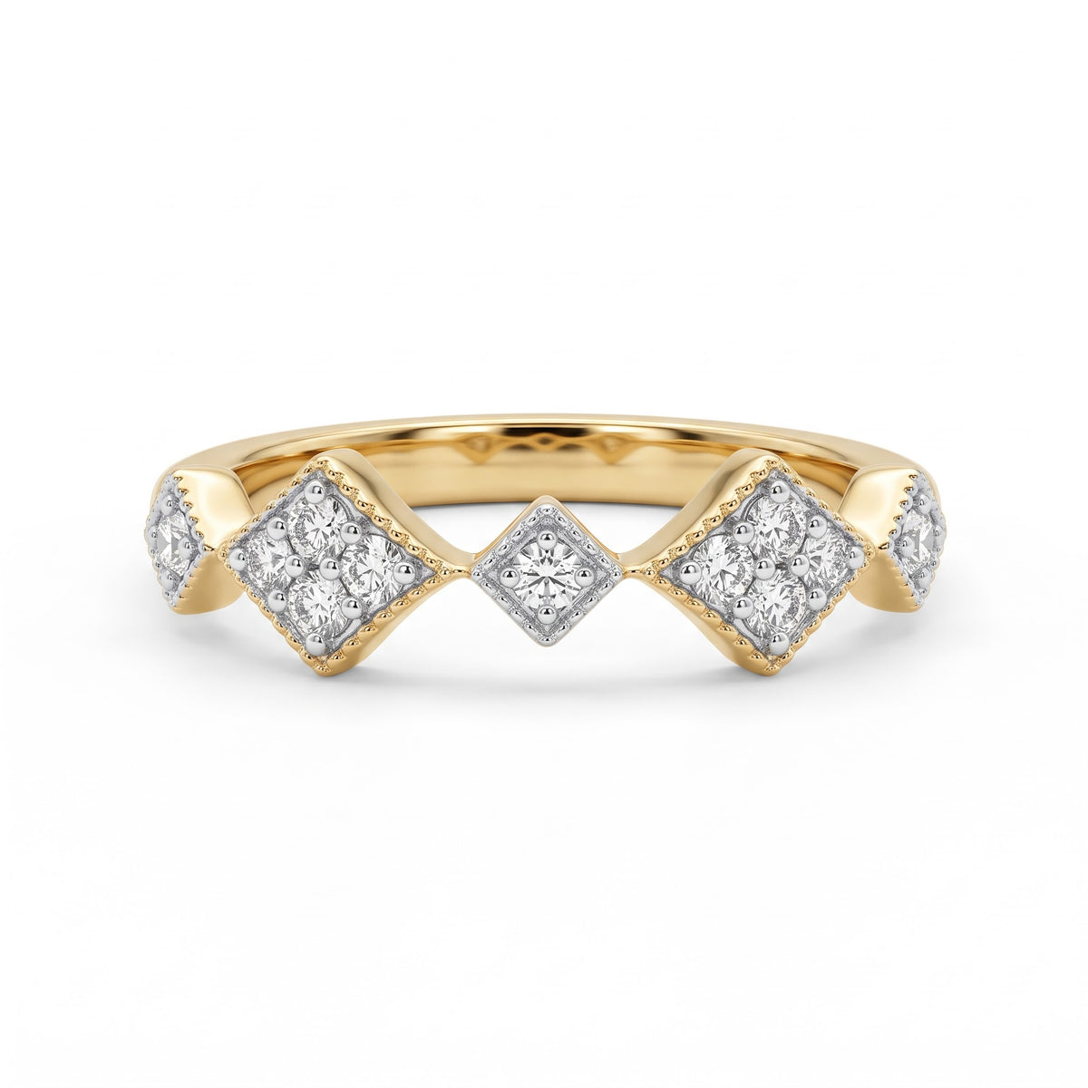 Solenne Rosette Lab Grown Diamond Ring