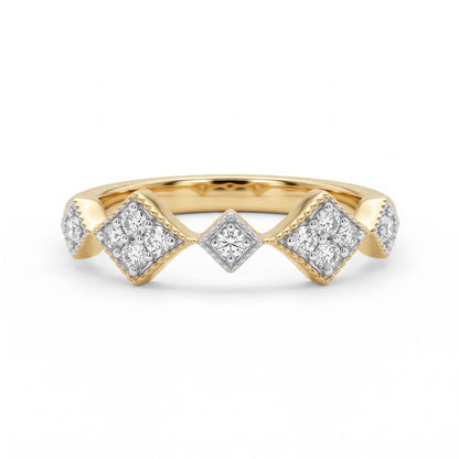 Solenne Rosette Lab Grown Diamond Ring