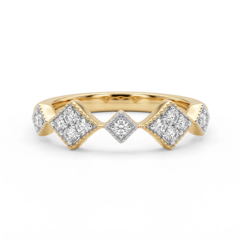 Solenne Rosette Lab Grown Diamond Ring