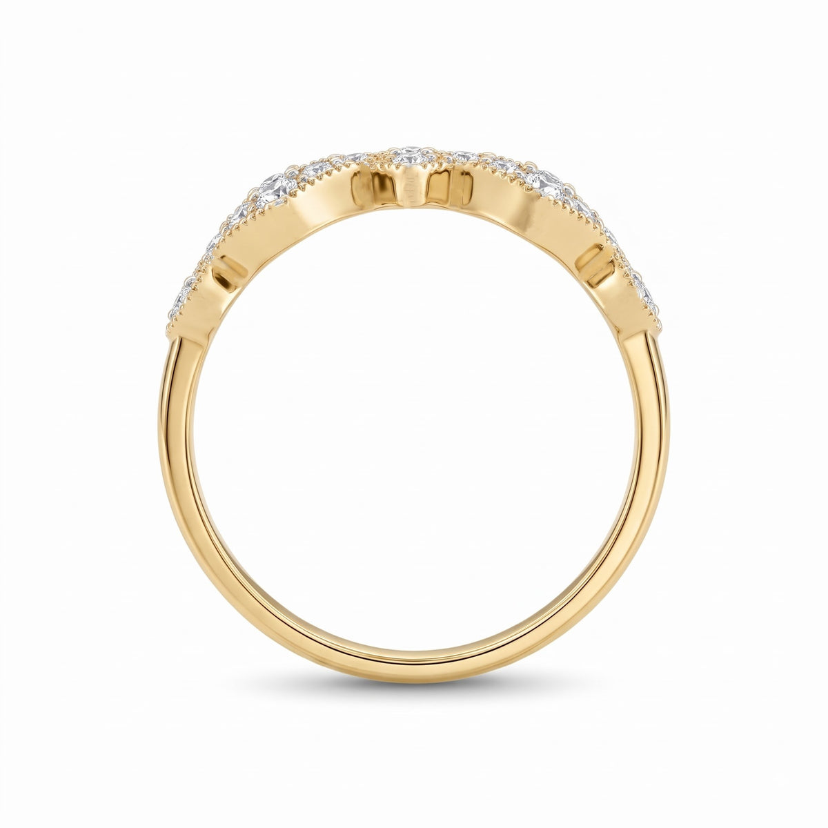 Solenne Rosette Lab Grown Diamond Ring