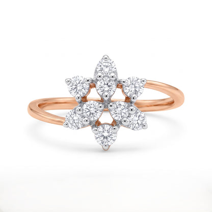 Aurelle Blossom Lab Grown Diamond Ring