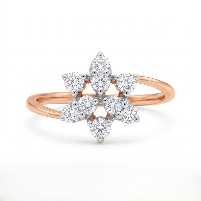 Aurelle Blossom Lab Grown Diamond Ring