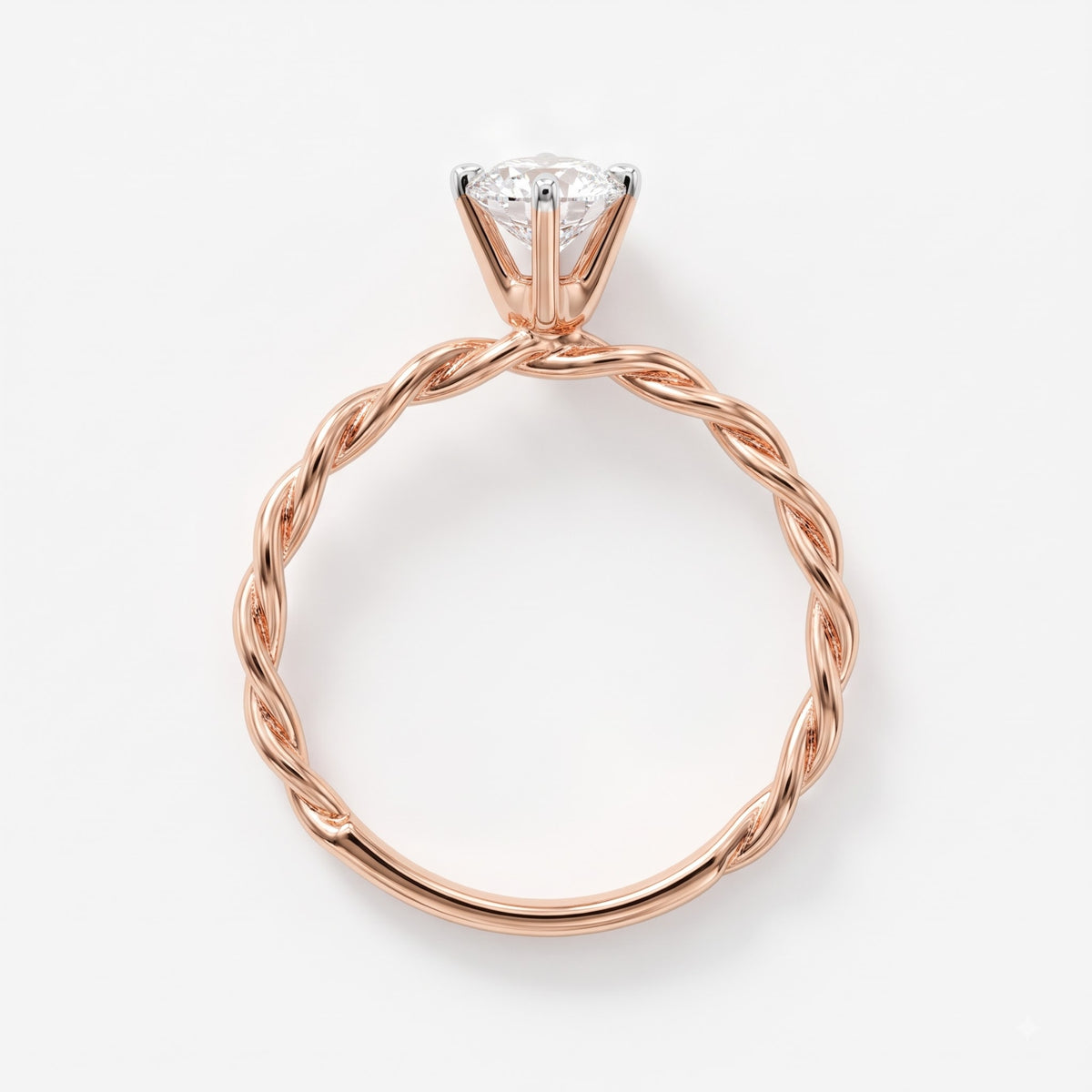 Nivara Heart Lab Grown Diamond Ring