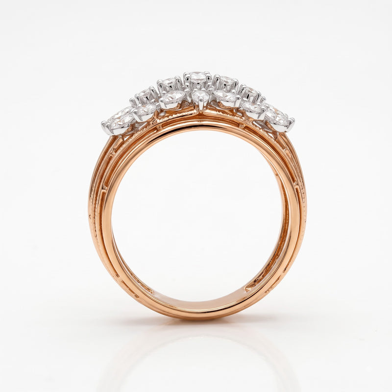 Serelle Floral Lab Grown Diamond Ring
