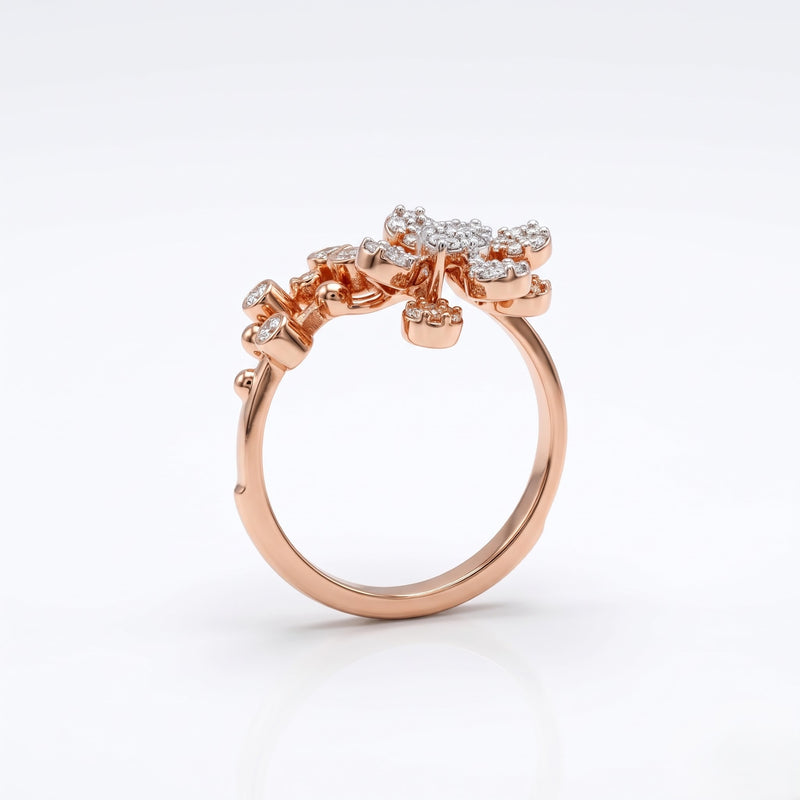 Serelle Botanical Lab Grown Diamond Ring
