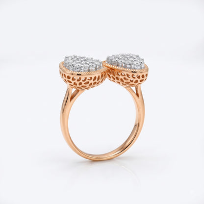 Nivara Amour Duo  Lab Grown Diamond Ring