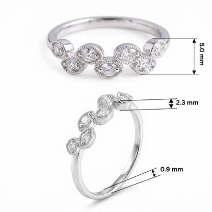 Solenne Quad Bloom Lab Grown Diamond Ring