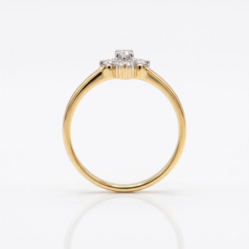 Velmira Petite Bloom Lab Grown Diamond Ring