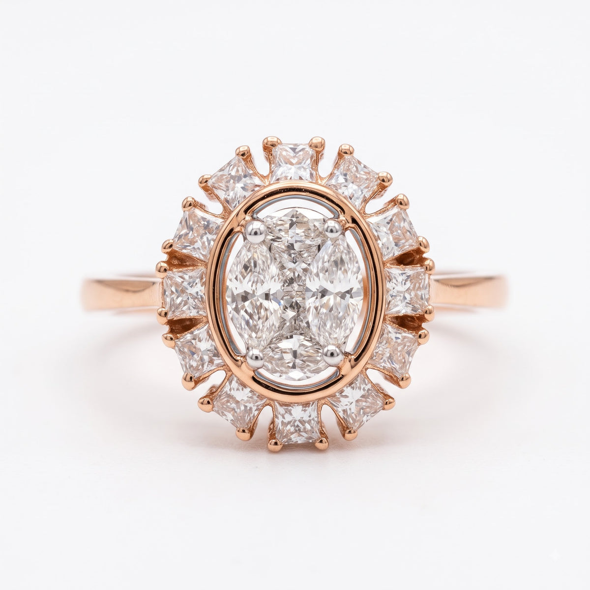 Gilded Lily Lab Grown Diamond Ring