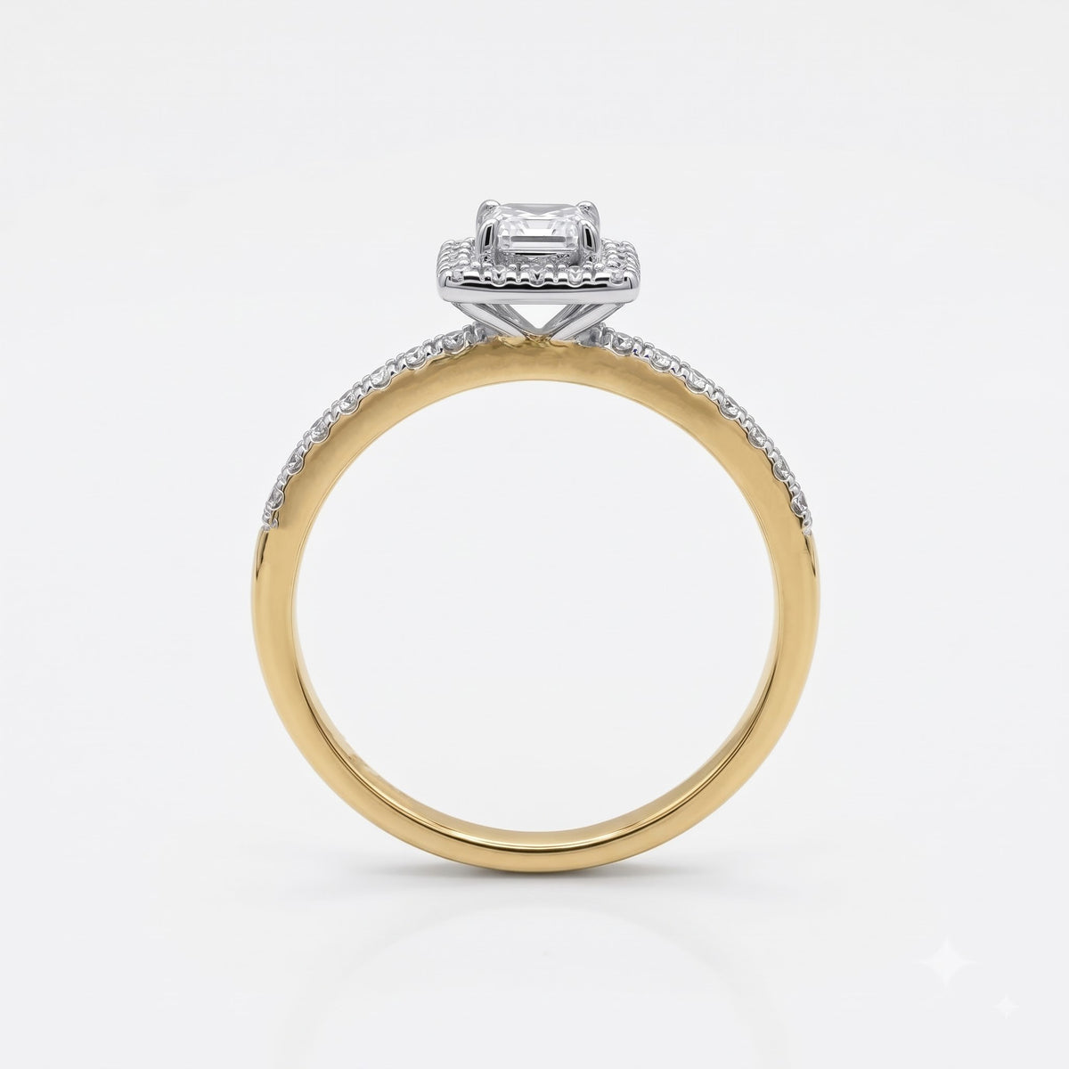 Solenne Princess Lab Grown Diamond Ring