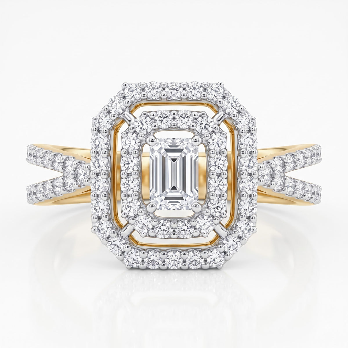 Lunessa Twin Lab Grown Diamond Ring