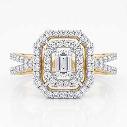 Lunessa Twin Lab Grown Diamond Ring
