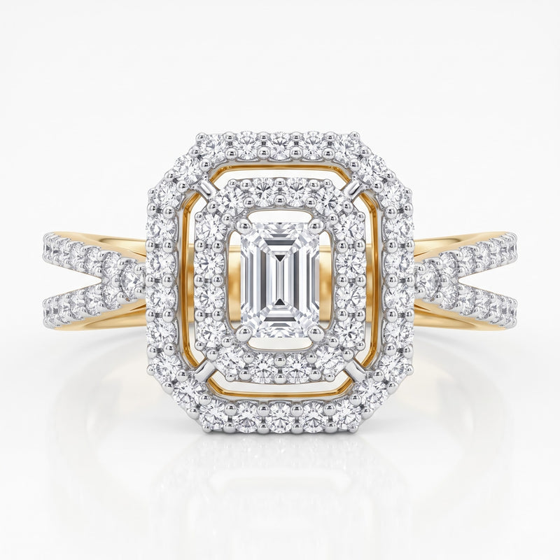 Lunessa Twin Lab Grown Diamond Ring