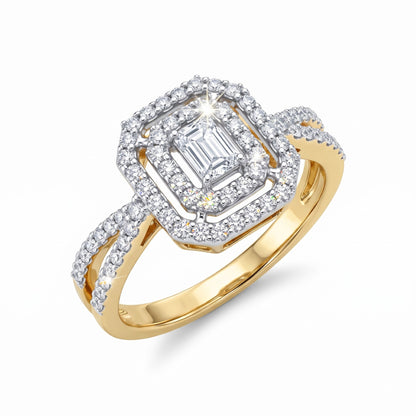Lunessa Twin Lab Grown Diamond Ring