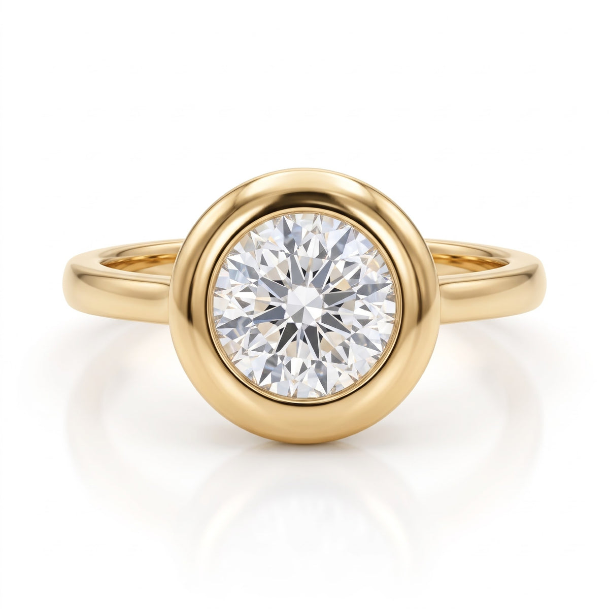 Veyra Bezel Lab Grown Diamond Ring