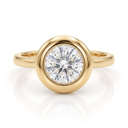 Veyra Bezel Lab Grown Diamond Ring