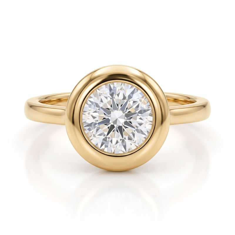 Veyra Bezel Lab Grown Diamond Ring