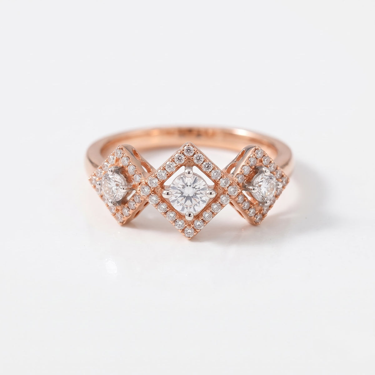 Lunessa Geo Lab Grown Diamond Ring