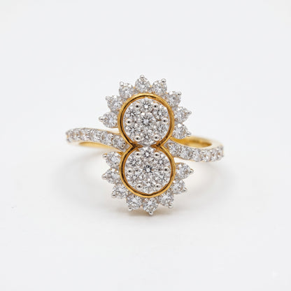 Elara Twin Radiance Lab Grown Diamond Ring
