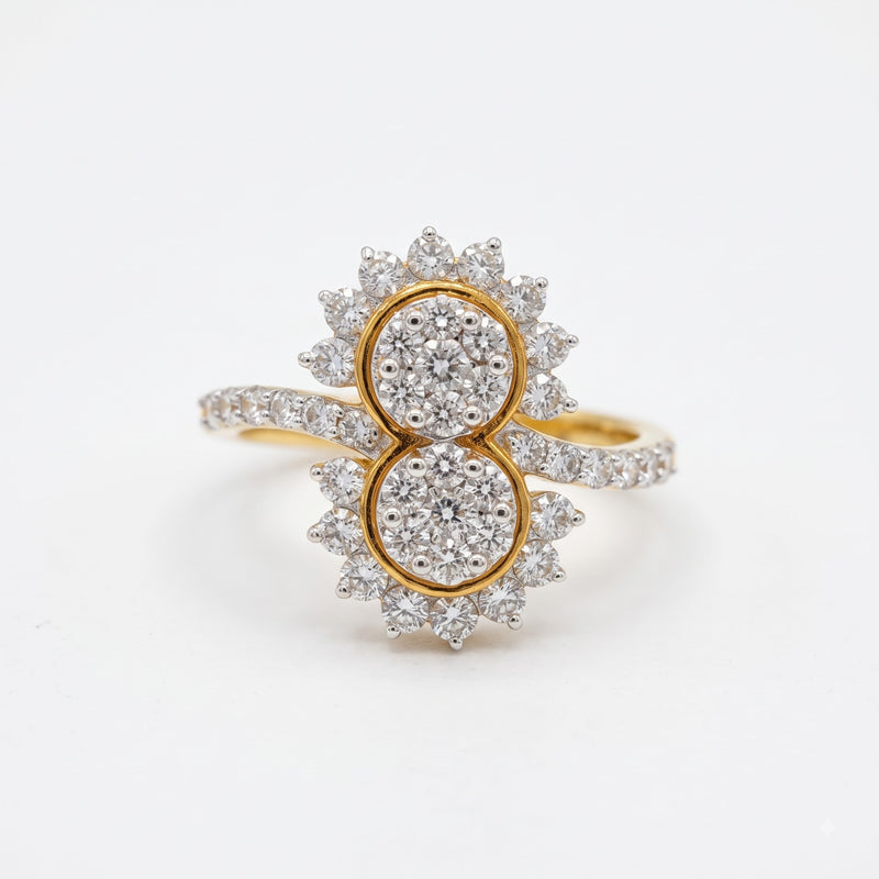 Elara Twin Radiance Lab Grown Diamond Ring