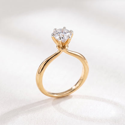Veyra Eternal Solitaire Lab Grown Diamond Ring