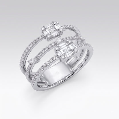 Paradigm Crossover Lab Grown Diamond Ring