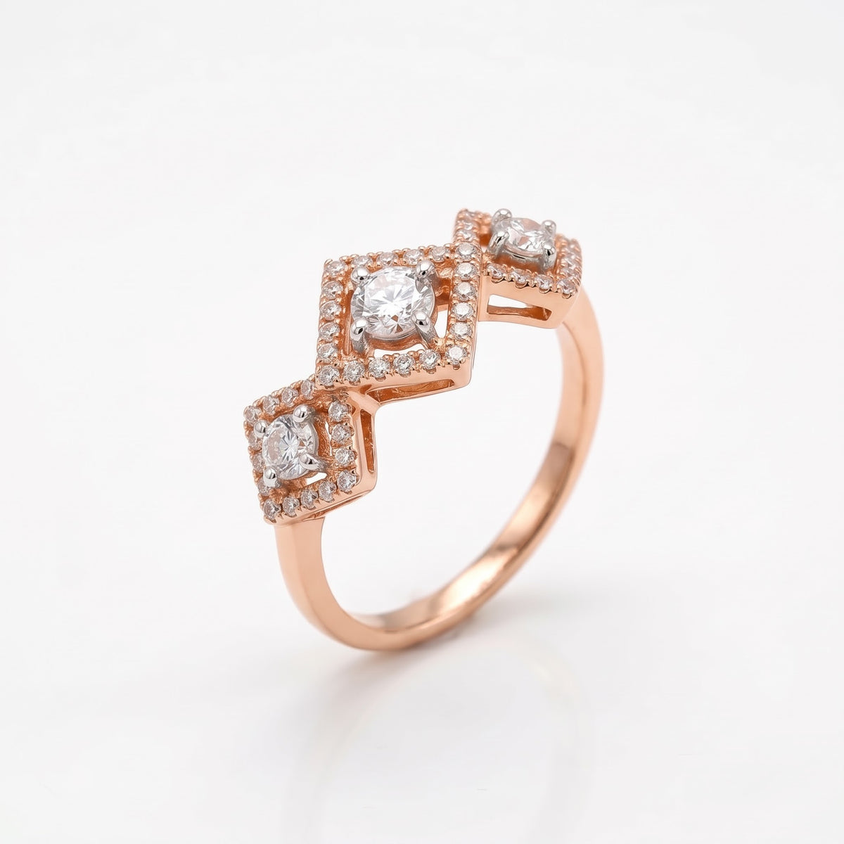 Lunessa Geo Lab Grown Diamond Ring