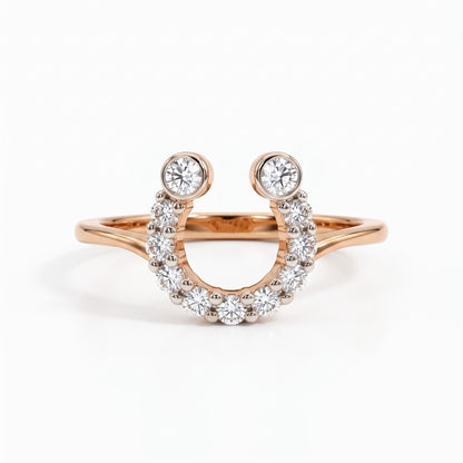 Elara Arc Lab Grown Diamond Ring