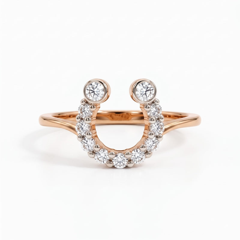 Elara Arc Lab Grown Diamond Ring