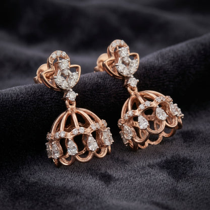 Gilded Arches Lab Grown Diamond Earrings